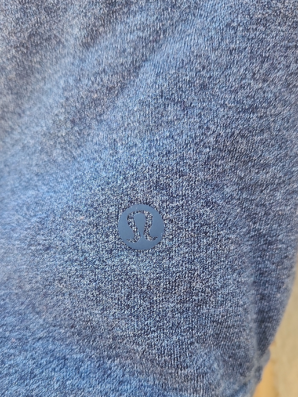 Lululemon Huddle & Hustle Hoodie Heathered Speckled Jet Blue Full Zip 8 Scuba - Picture 6 of 7